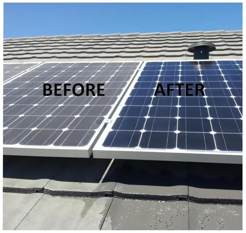Solar Cleaning Result